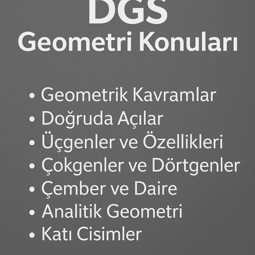 dgs-geometri-konulari