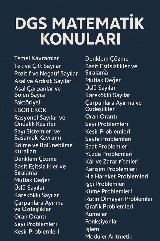 dgs-matematik-konulari